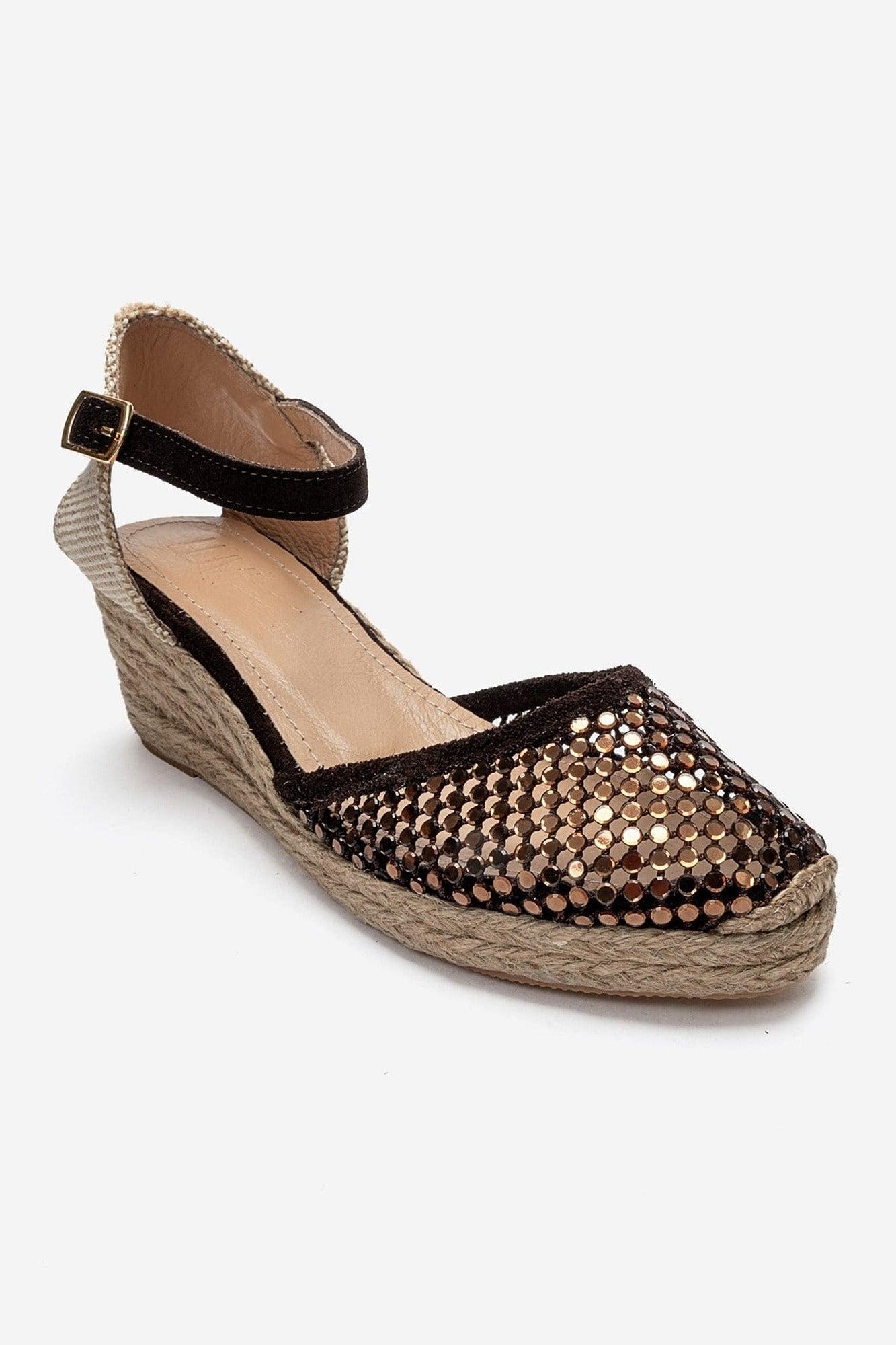 Drelix Leder-Espadrille-Sandale
