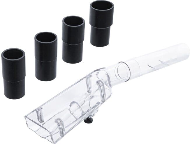 Accessoire d’aspiration pour pistolet pneumatique de nettoyage petit avec 4 adaptateurs pour art. 70150 BGS ; BGS technic (70151)