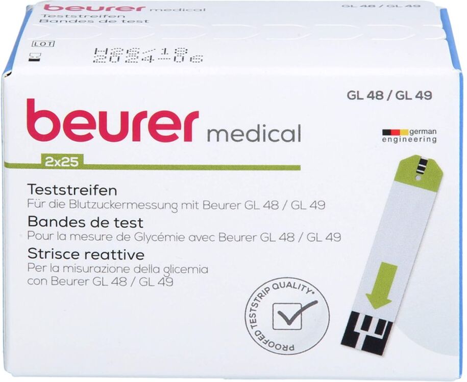 Beurer Gl48/gl49 Blutzucker Teststreifen