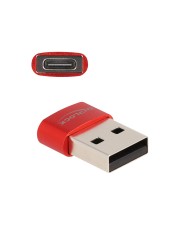 Delock USB 2.0 Adapter Typ-A Stecker zu Type-C Buchse rot Digital/Daten (60050)