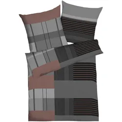 Kaeppel, Bettwäsche, Bettwäsche "Straight" (Bettwäsche Set, 155 x 220 cm, 80 x 80 cm)