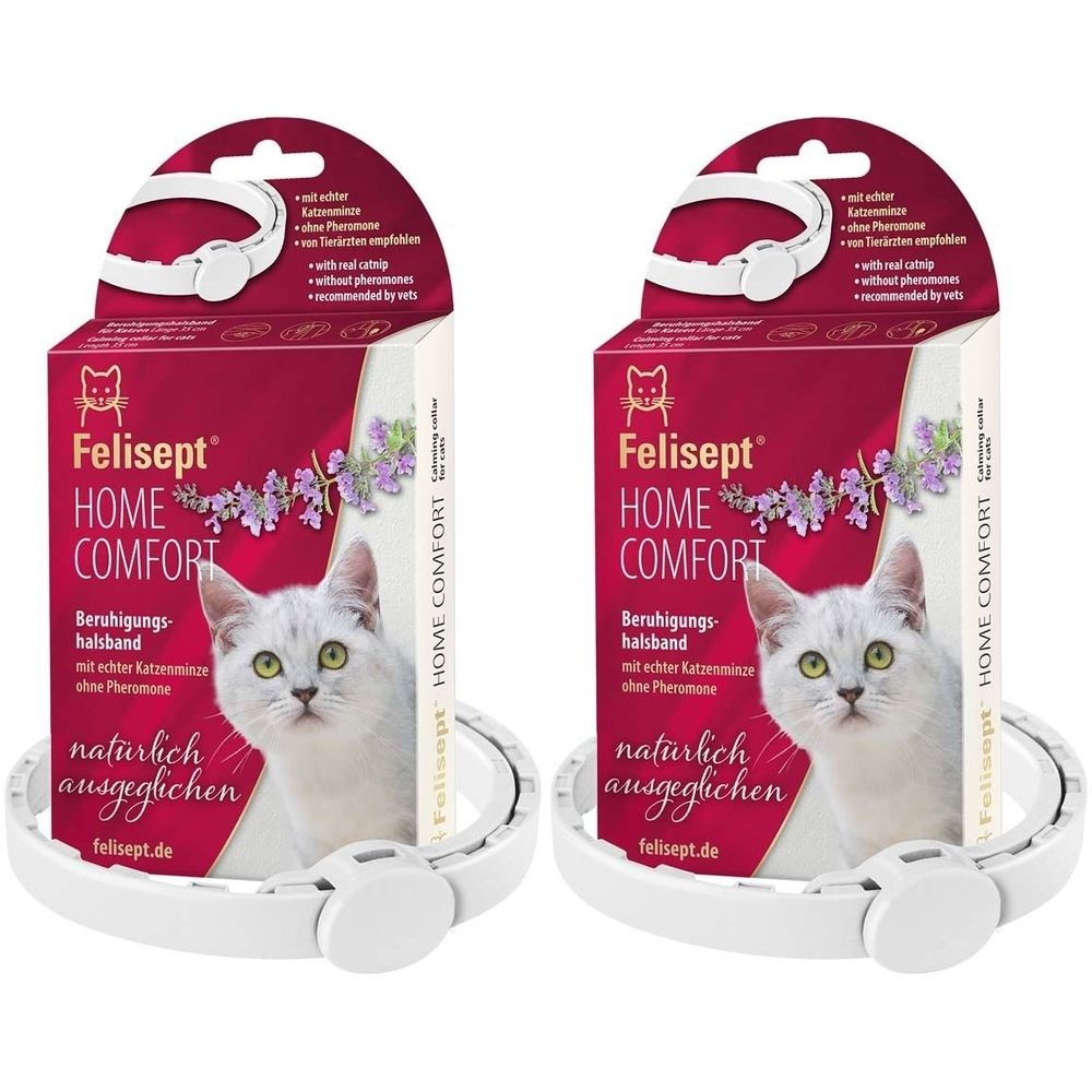 Felisept Home Comfort Beruhigungshalsband für Katzen Doppelpack 2x1 St Halsband