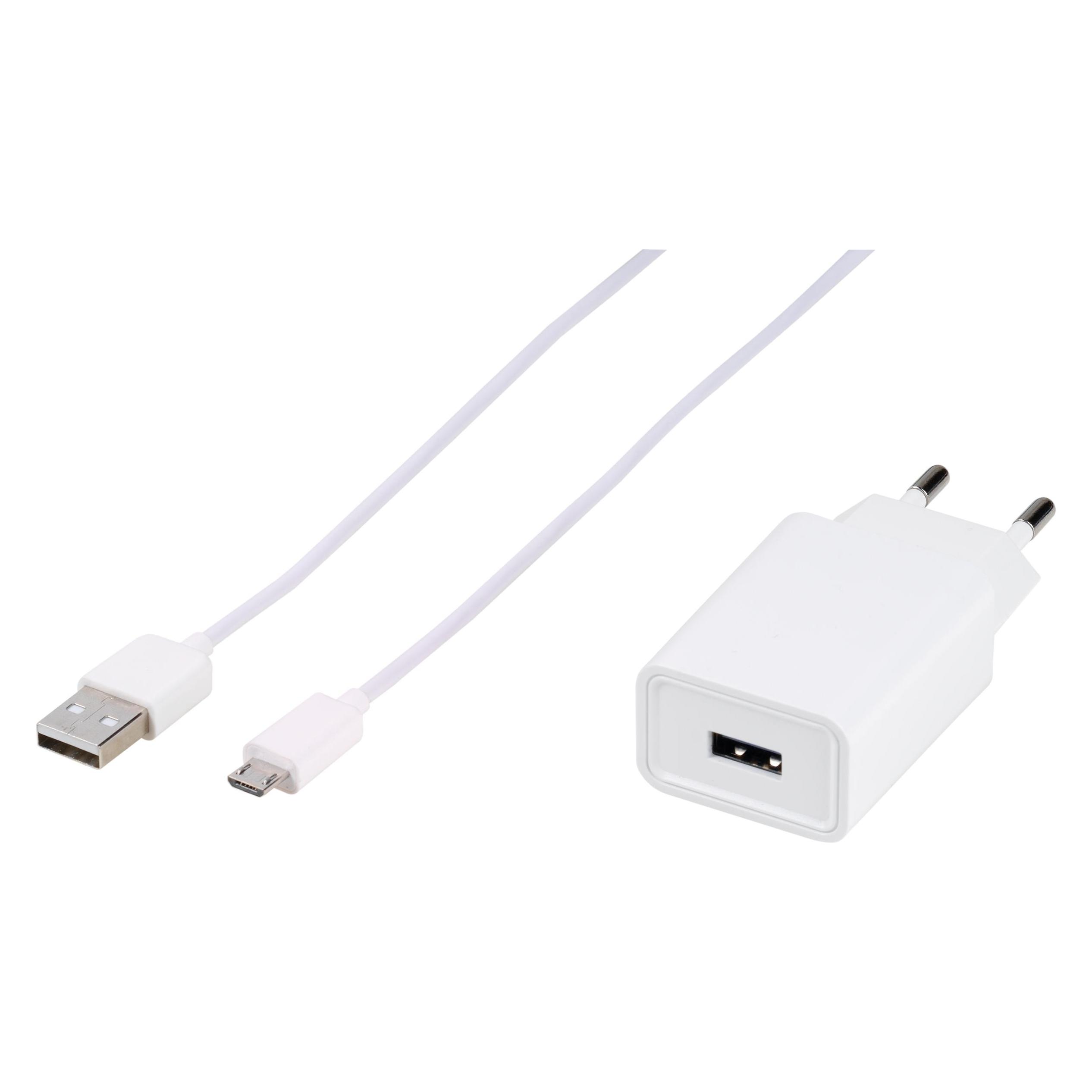 Vivanco TCVVUSBCADAP15W White Indoor (15 W, 1 Port) (62146)