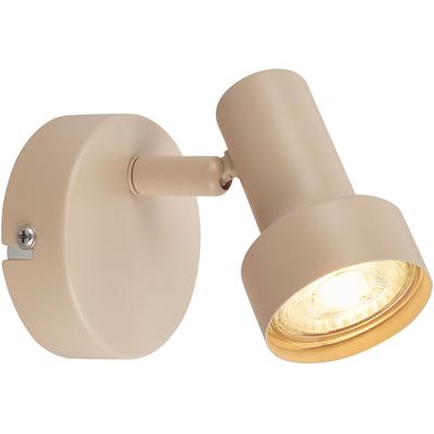 BRILONER LEUCHTEN LED Deckenspot "TAPP", beige, 1, 1 Stk., Leuchten, 8x10,5 cm, Wohnzimmer, Schlafzimmer, Flur, Büro, LED Deckenspot