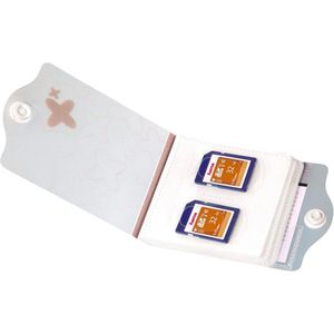 Hama Speicherkarten-Tasche 95920, für 8 SD-Karten, Polypropylen, grau