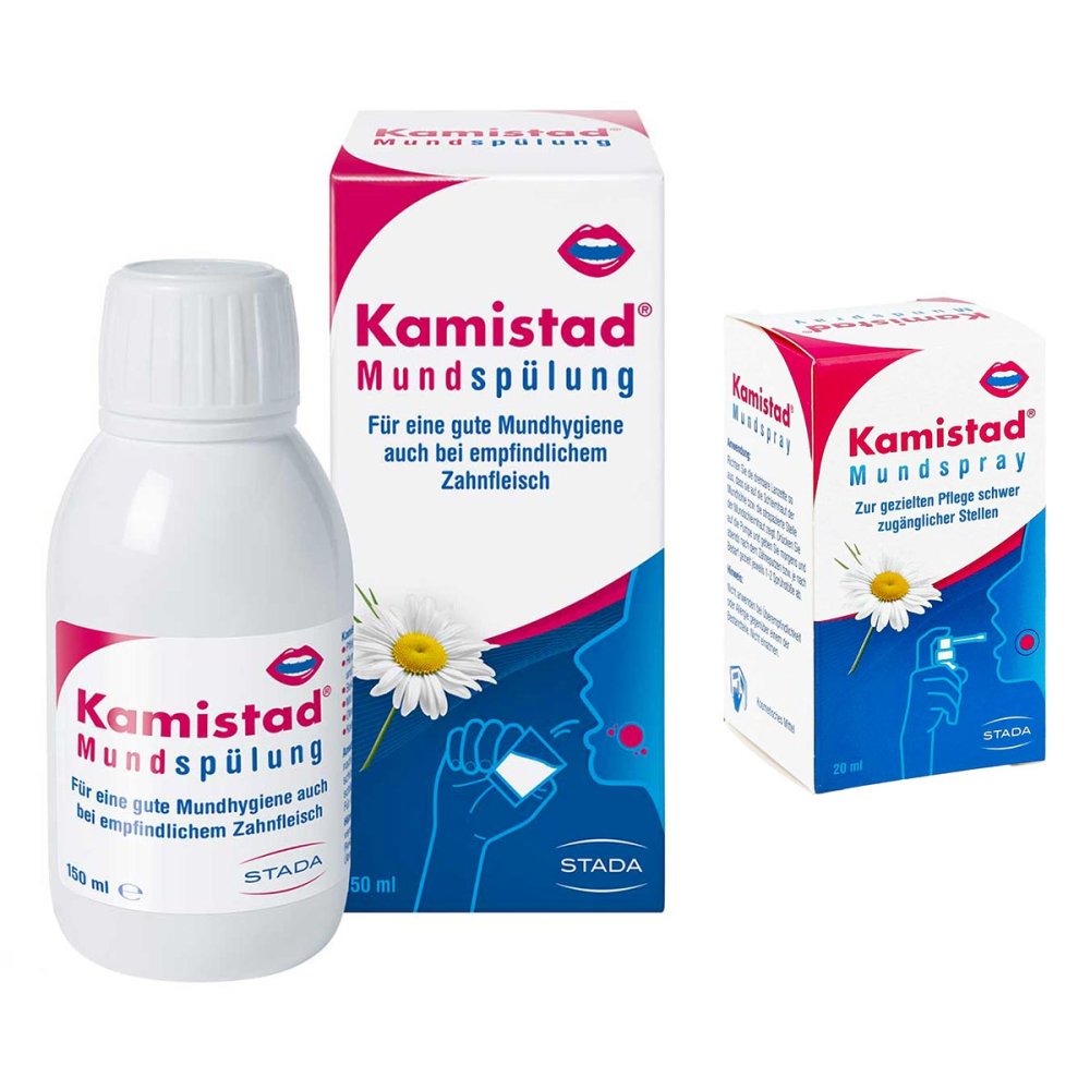 STADA Consumer Health Deutschland GmbH Kamistad Mundspülung + Kamistad Mundspray 08103225