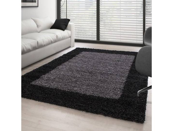 Tapis Shaggy - Ayyildiz - ANTHRACITE GRIS - 300x400 cm - Intérieur - Rectangulaire