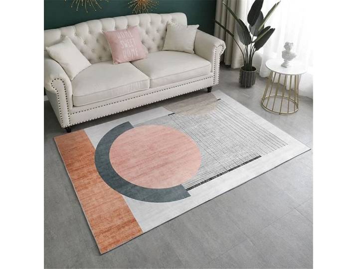 Tapis rectangulaire chambre enfant - Multicolore - Synthétique - 1.2x60x90cm
