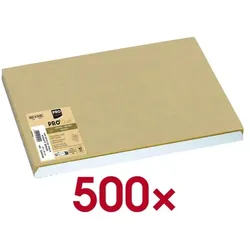 PROnappe Platzsets 500 Stück kraft glatt, 40x30 cm