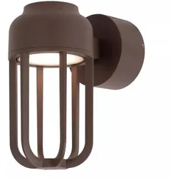 Lucide WELLS – Außenwandleuchte LED 1x8W 2700K IP54 Rostfarben