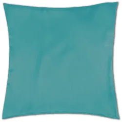 Bestlivings Kissenhüllen 50x50 Alessia türkis - pfauenblau ohne Füllung