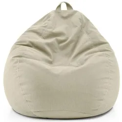 Lumaland, Sitzsack, Sitzsack 315 l Comfort Polyester (PES), Beige, Tiefe