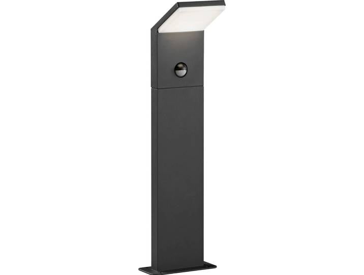Stehlampe aussen Vive anthrazit Aluguss B 10 H 50 cm IP54 - LED - Lichtfarbe: Warmweiss - Stehlampe aussen- LED Energiesparlampe