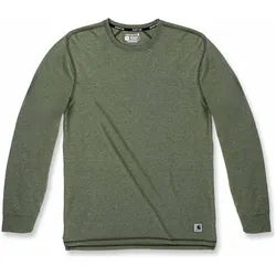 Carhartt, Arbeitsoberteil, Koszulka LWD LongSleeve CHIVE HEATHER (M)