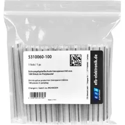 EFB 5310060-100 Schrumpfspleißschutz transparent 60 mm,100 Stück im Polybeutel 5310060100