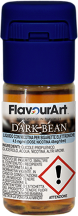 Flavourart Dark Bean Liquido Pronto 10ml Caffè