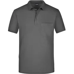 Pocket Polo-Shirt "JN922" - XL - graphite