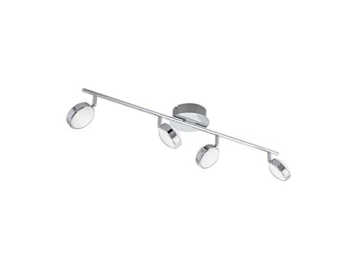 EGLO LED Deckenlampe Salto, 4 flammige Deckenleuchte Deckenstrahler aus Metall und Kunststoff, Wohnzimmerlampe in Chrom, LED Flurlampe warmweiß