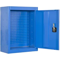 Proregal Werkzeugschrank hängend AMEGO | HxBxT 65x50x27,5cm | Metall | Abschließbar | Blau