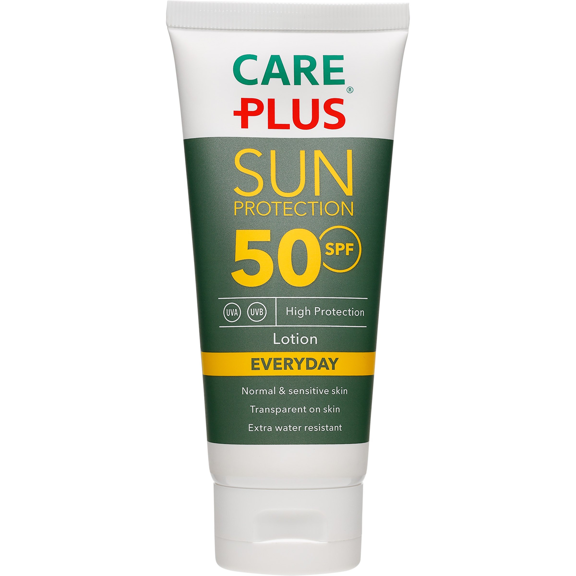Care Plus Sun Protection Everyday Lotion SPF50+ Sonnencreme & Lippenpflege weiss Größe 100ML Camping | Lifestyle | Reise