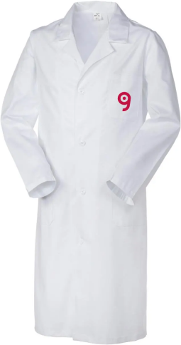 Camice medico uomo in cotone resistente  200g/m² Personalizzate o neutre Rossini Trading
