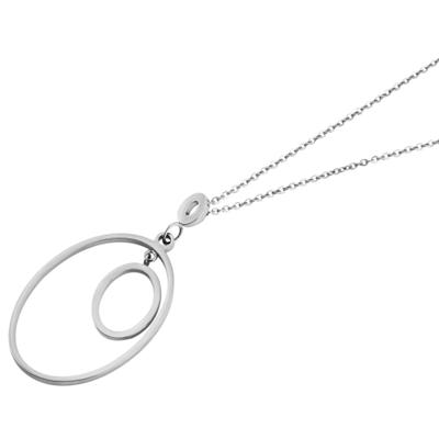 Kette ohne Anhänger ADELIA´S "Halskette mit Anhänger – aus Edelstahl", silber, Halsketten, Damen, 50cm, Edelstahl, Schöne Geschenkidee zum einen besonderen Tag