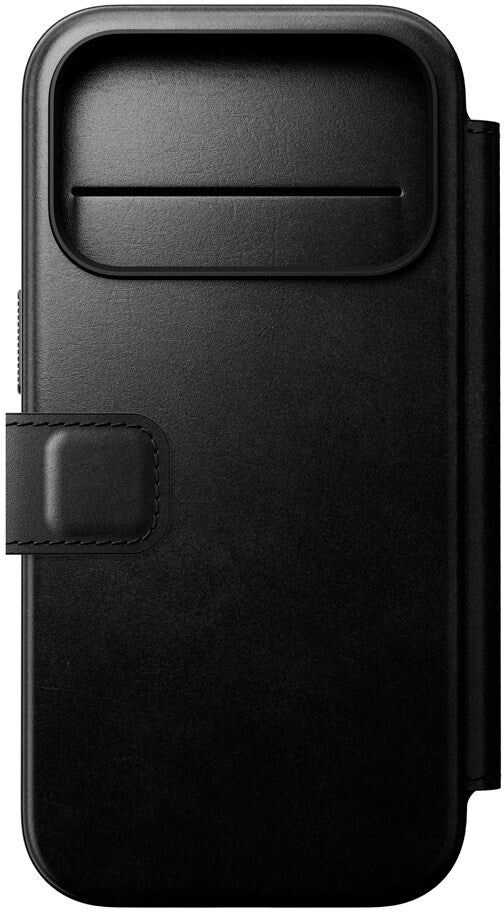 iPhone 17 Pro - Nomad Modern Horween Leather Folio Cover - MagSafe Kompatibel - Black
