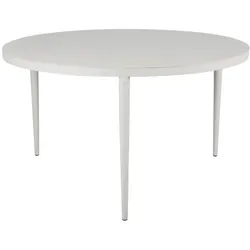 Brafab Gartentisch Bigby Ø 130 cm Aluminium Light Grey
