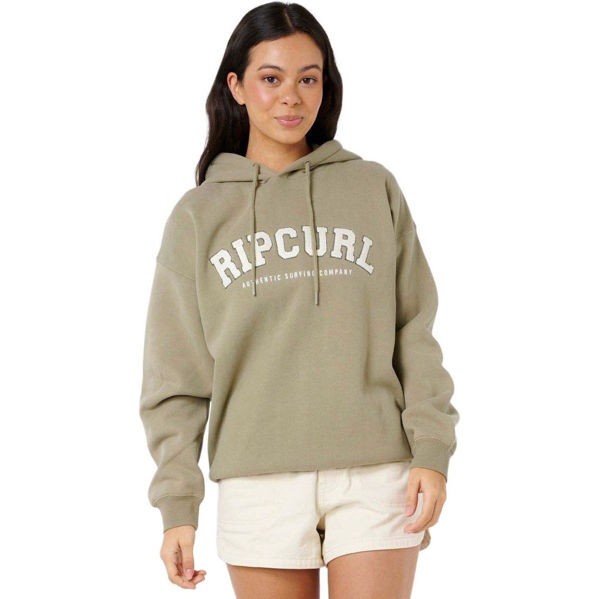 RipCurl Varsity Hoodie olive (0058) L 08HWFL-0058-L
