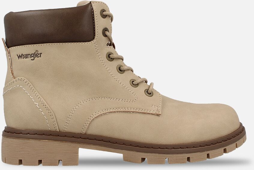 Winterstiefel WRANGLER "OAKLENN WOMEN HIGH", Damen, Gr. 41, nomad, Synthetik, Textil, Schuhe Winterstiefel nomad 41