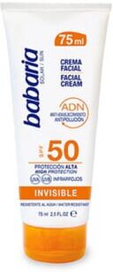 Babaria Solar Creme Facial Invisível SPF50 75 ml