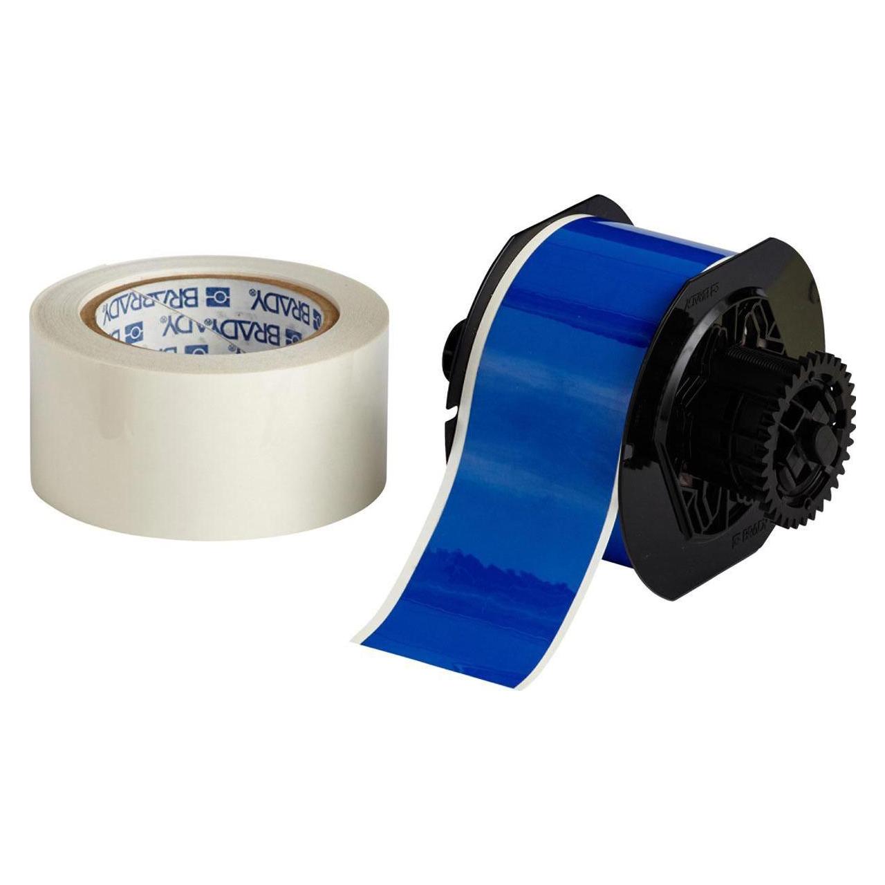 Brady B30C-2250-483BL-KT, Toughstripe Bodenmarkierung mit Schutzlaminat, Polyester, Blau, glänzend (B30C-2250-483BL-KT)