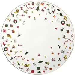 Taitù Noël Oro Teller flach, Teller, Mehrfarbig