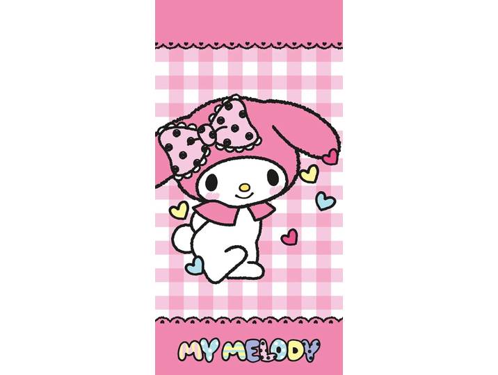Hello Kitty handdoek roze 70 x 140 cm