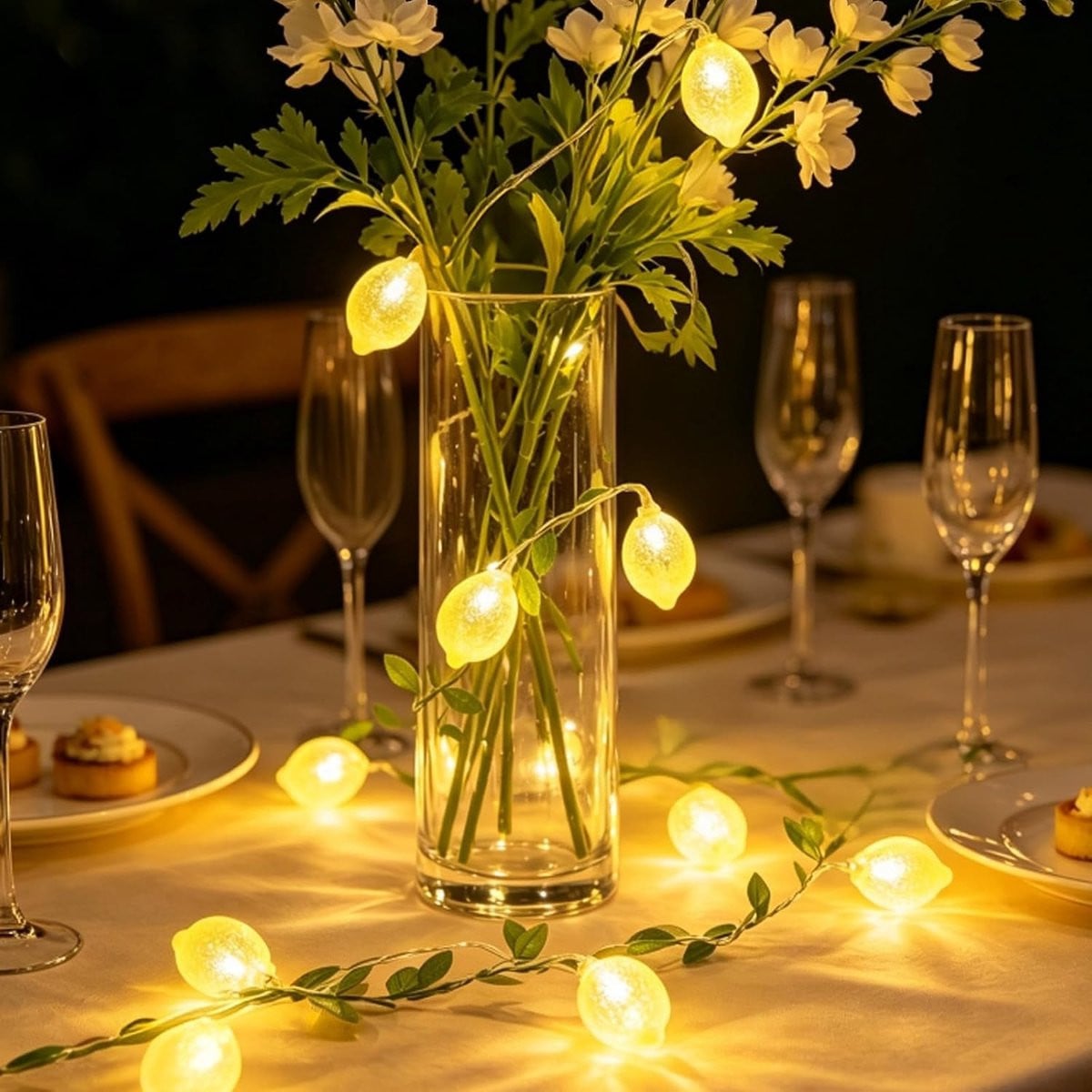 CHENBOOW Kunstmatige klimop led-lichtketting, 2 m