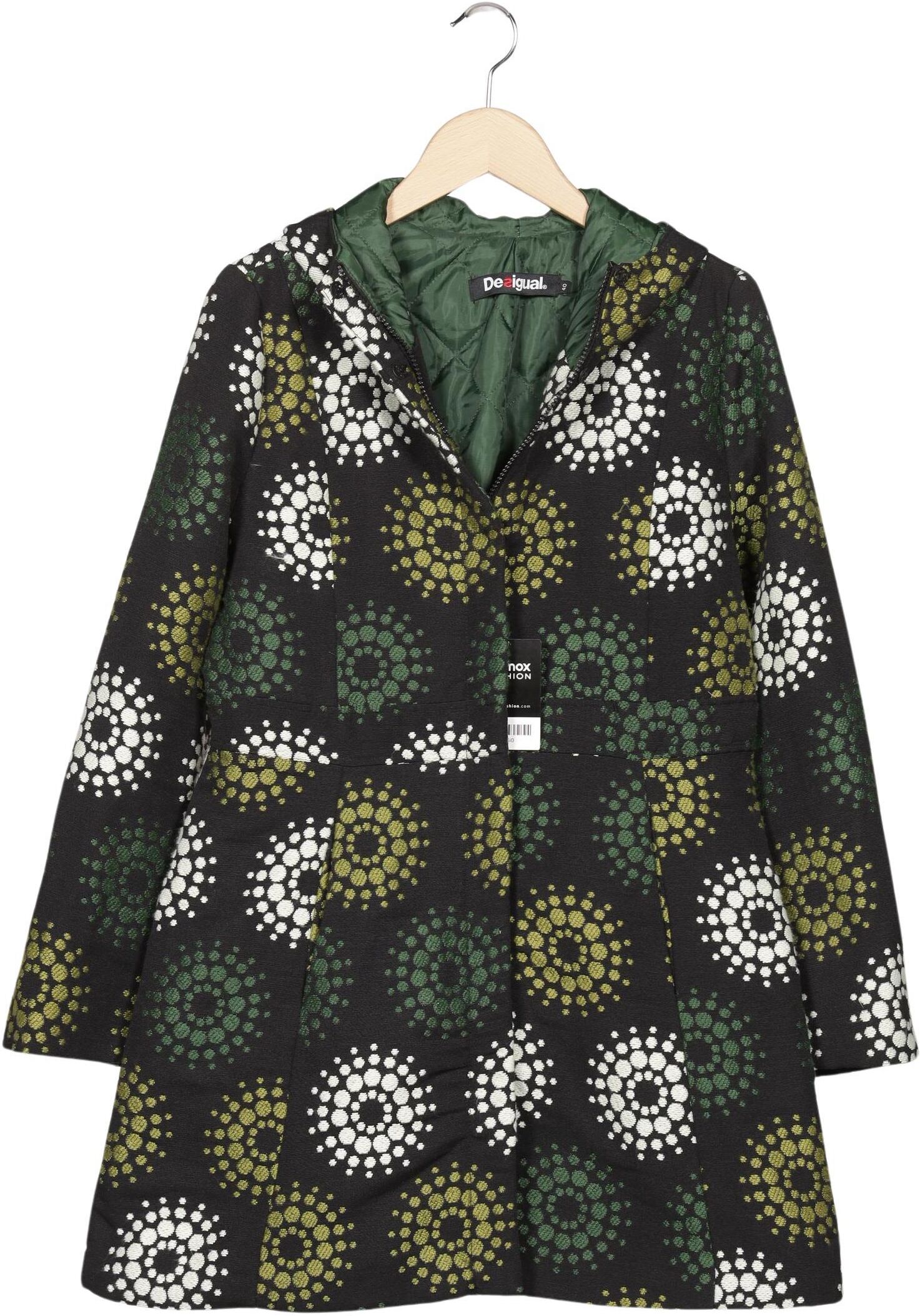 Desigual Damen Mantel, Mehrfarbig, Gr. EU 40, Synthetik - Second Hand