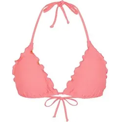 CHIEMSEE Bikini-Top im gerüschten Triangel-Stil, Größe 38 A/B in Pink 161632
