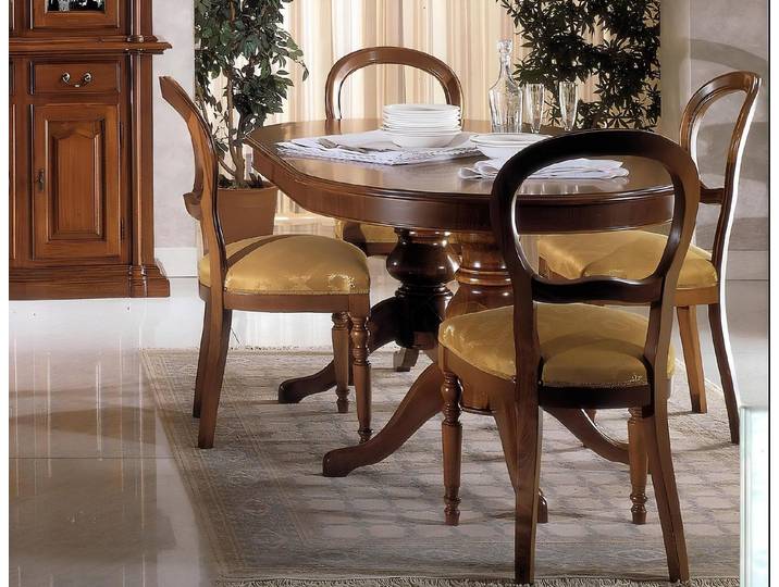 Xlmoebel Esstisch Königlicher Holztisch im Barock-Rokoko-Stil mit edlen Verzierungen (Tisch, 1-St., Tisch), Hergestellt in Europa