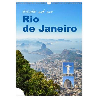 Erlebe mit mir Rio de Janeiro (Wandkalender 2027 DIN A3 hoch), CALVENDO Monatskalender