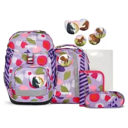 ergobag PACK Schulrucksack-Set BlütenzauBär, 6-teilig