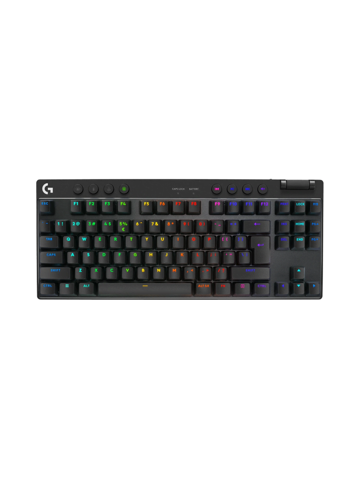 Logitech G PRO X TKL - Logitech GX Brown (Tactile) - Tactile - Gaming Tastatur (TKL) - 80% - Englisch (US) - Schwarz