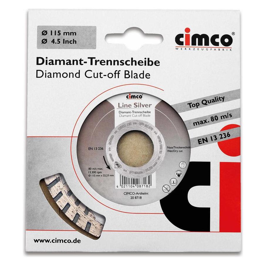 Cimco Diamant-Trennscheibe Putz Estrich Durchmesser 150 (208726)