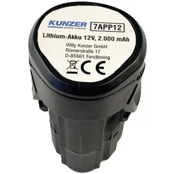 Kunzer, Werkzeugakku + Ladegerät, Werkzeug Akku Lithium 12 V 2 Ah (12 V)
