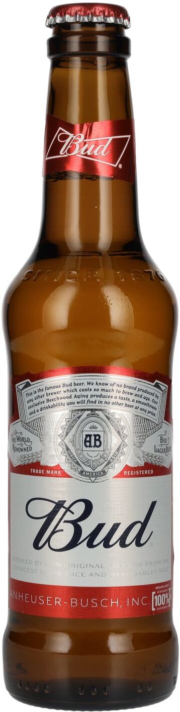 Bud American Lager Beer 5% Vol. 0,33l
