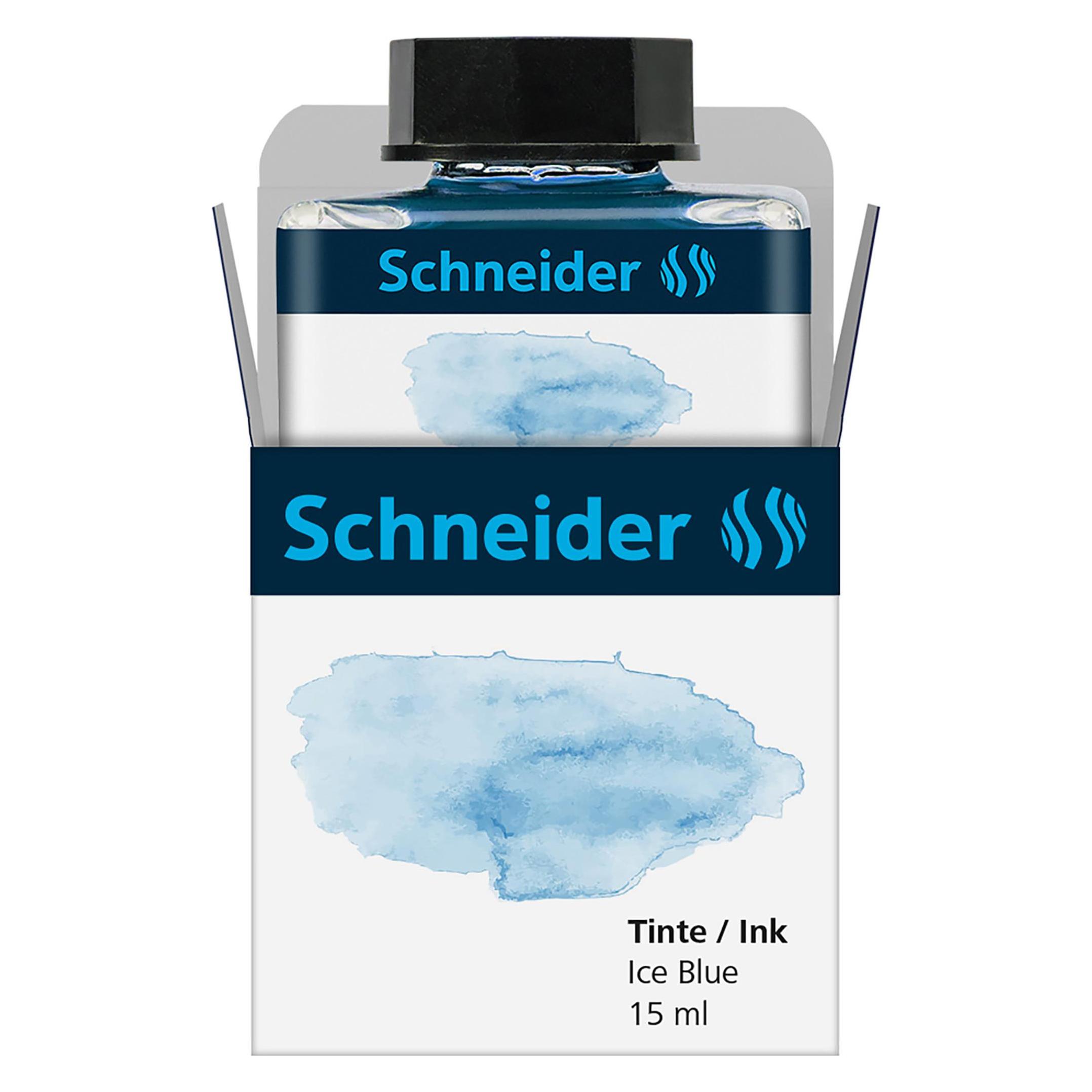 Schneider Tintenglas 15ml Pastell ice blue (Hellblau, 1 Stk.) (6933)