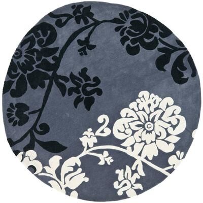 SAFAVIEH Handmade Modern Art Santoshi Modern Polyester Rug