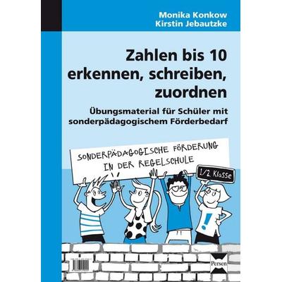 Zahlen bis 10 erkennen, schreiben, zuordnen, Zubehör von Monika Konkow,Kirstin Jebautzke, Persen Verlag in der AAP Lehrerwelt GmbH, 978-3-403-21024-5