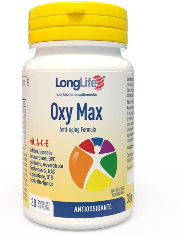 LONGLIFE Srl Longlife, Oxy Max, 30 Tavolette