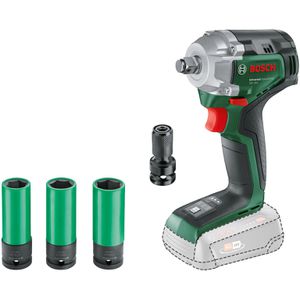 Bosch Akku-Schlagschrauber UniversalImpactDrive, 350 Nm, 18V, mit Bit-Adapter & Steckschlüssel-Set