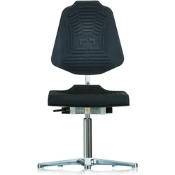 Arbeitsstuhl "WS 1210 E XL" Classic schwarz - schwarz